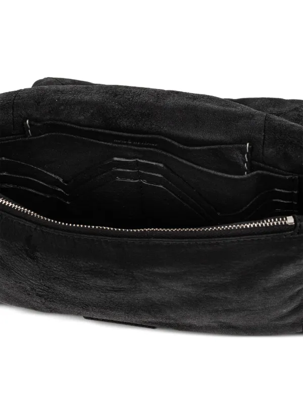 Rick Owens Griffin レザーショルダーバッグ | ブラック
