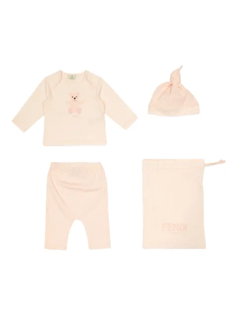 Fendi Kids طقم هدية بنقش FF
