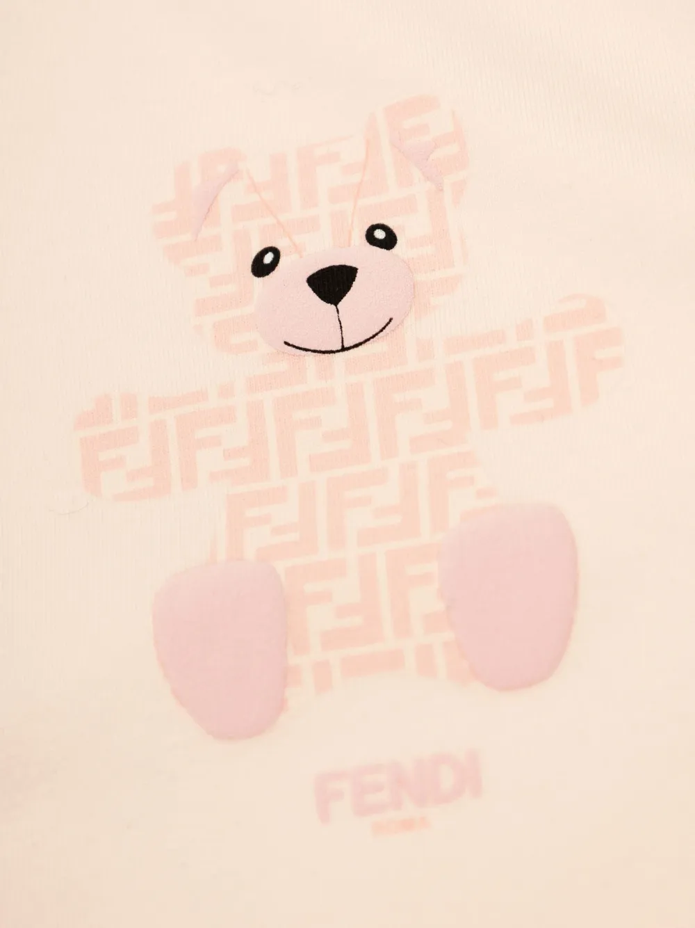 Fendi Kids Cadeauset met FF-patroon Beige