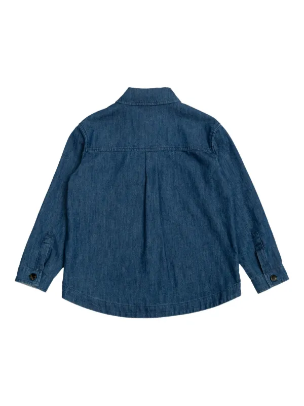 Fendi Kids デニムシャツ | ブルー | FARFETCH JP