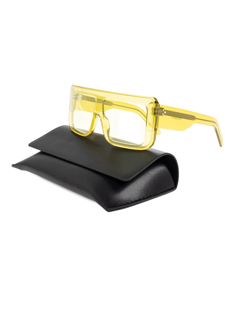 Rick Owens rectangle-frame glasses | Women | Image 2