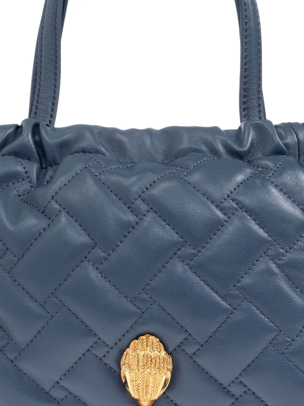 Kurt Geiger London small Kensington quilted tote bag Blauw