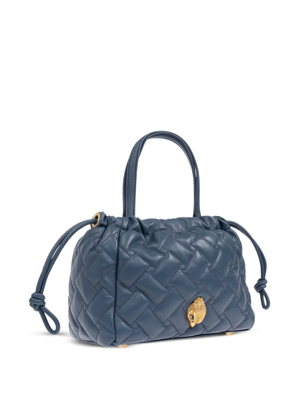 Kurt Geiger London small Kensington quilted tote bag Blauw