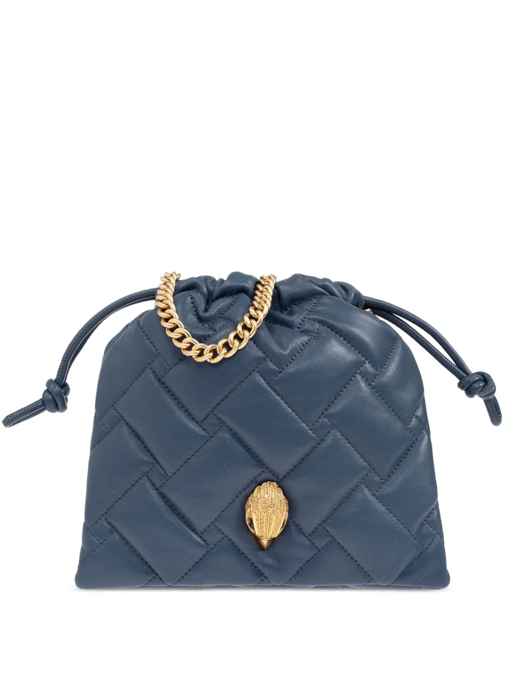 Kurt Geiger London ケンジントン バケットバッグ S - ブルー Kurt Geiger London ケンジントン バケットバッグ S - ブルー