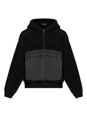 Acne Studios ジップアップ ニットパーカー | ブラック | FARFETCH JP