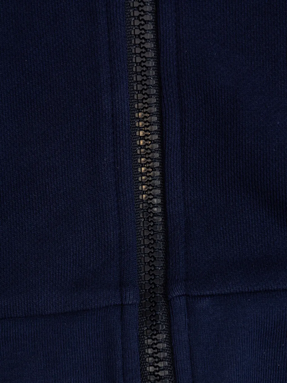 Fendi Kids Hoodie met geborduurd logo en rits Blauw