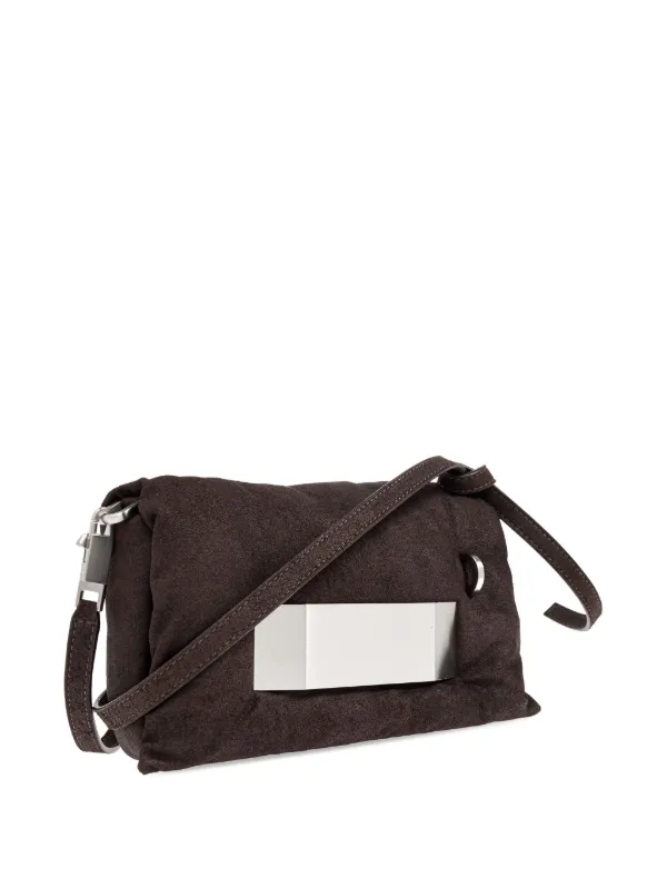 Rick Owens PILLOW GRIFFIN レザーショルダーバッグ ブラウン Rick Owens Griffin ショルダーバッグ | ブラウン | FARFETCH JP