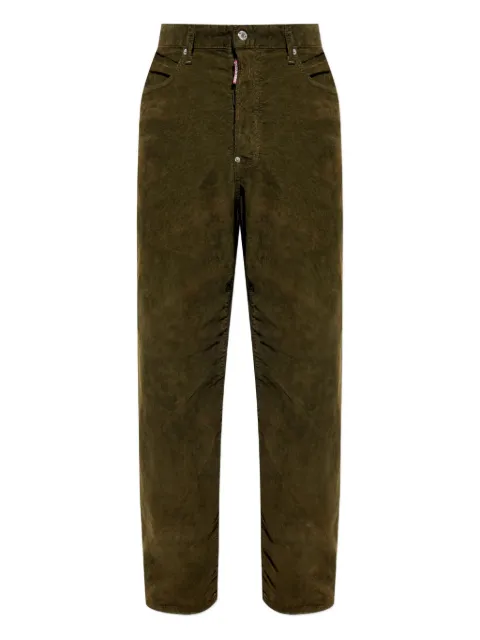 DSQUARED2 corduroy straight-leg trousers