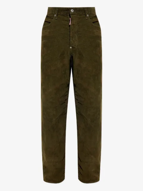 DSQUARED2 corduroy straight-leg trousers