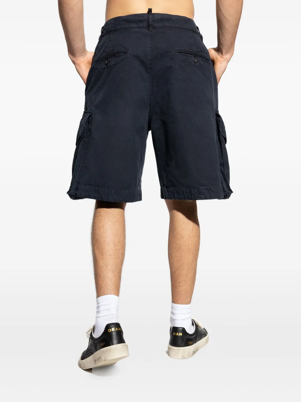 DSQUARED2 Shorts met cargo zak Blauw