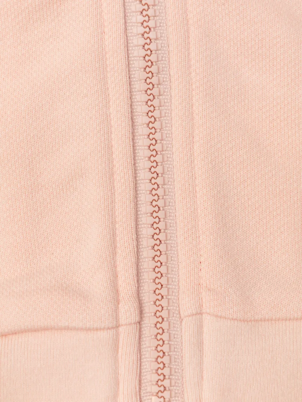 Fendi Kids Hoodie met geborduurd logo en rits Roze
