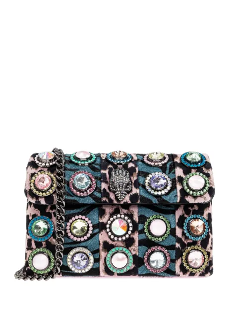 Kurt Geiger London miedum Kensington leopard-print shoulder bag