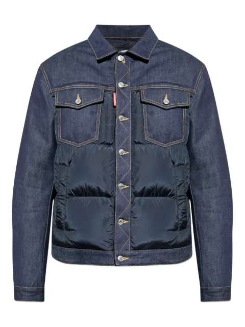 DSQUARED2 데님 퀼팅 재킷