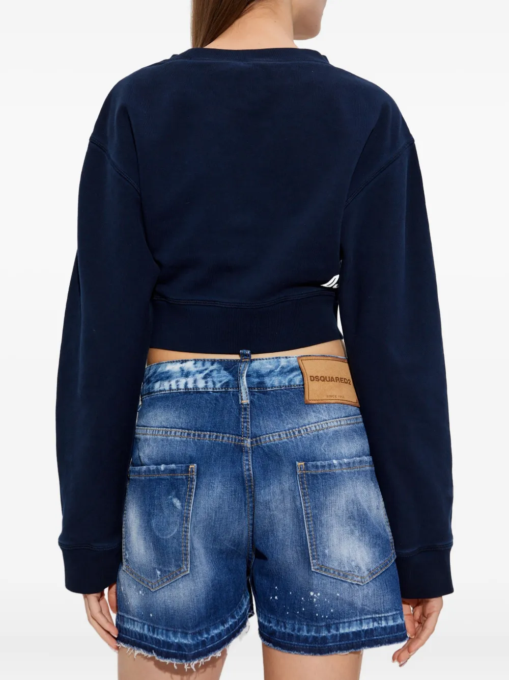 DSQUARED2 Blouse met patroon Blauw