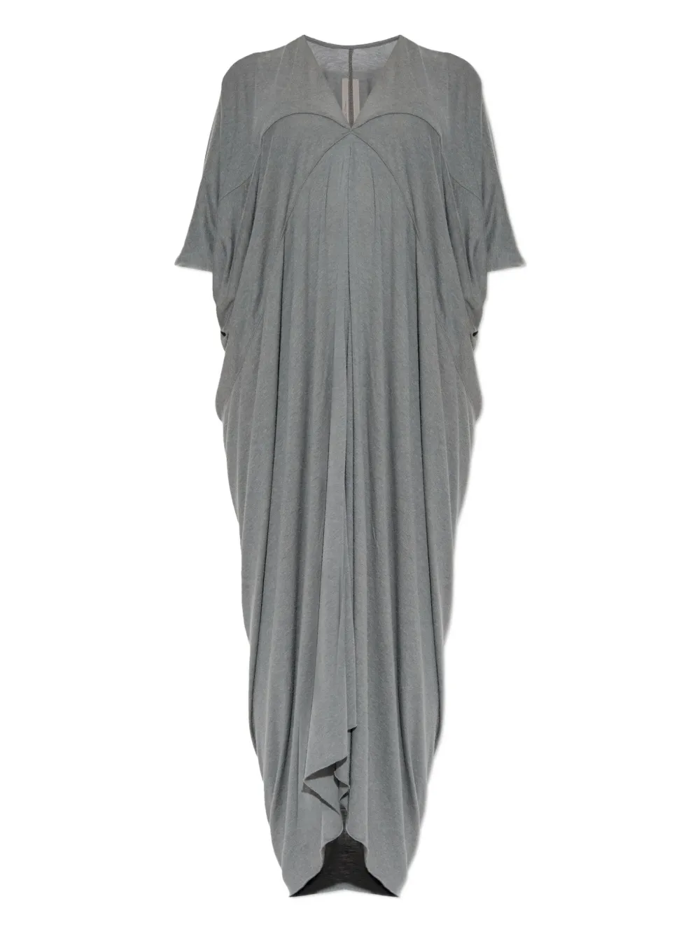 Rick Owens draped V-neck dress | Grey | Image 1