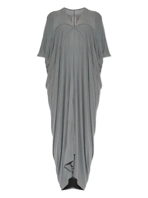 Rick Owens draped V-neck dress