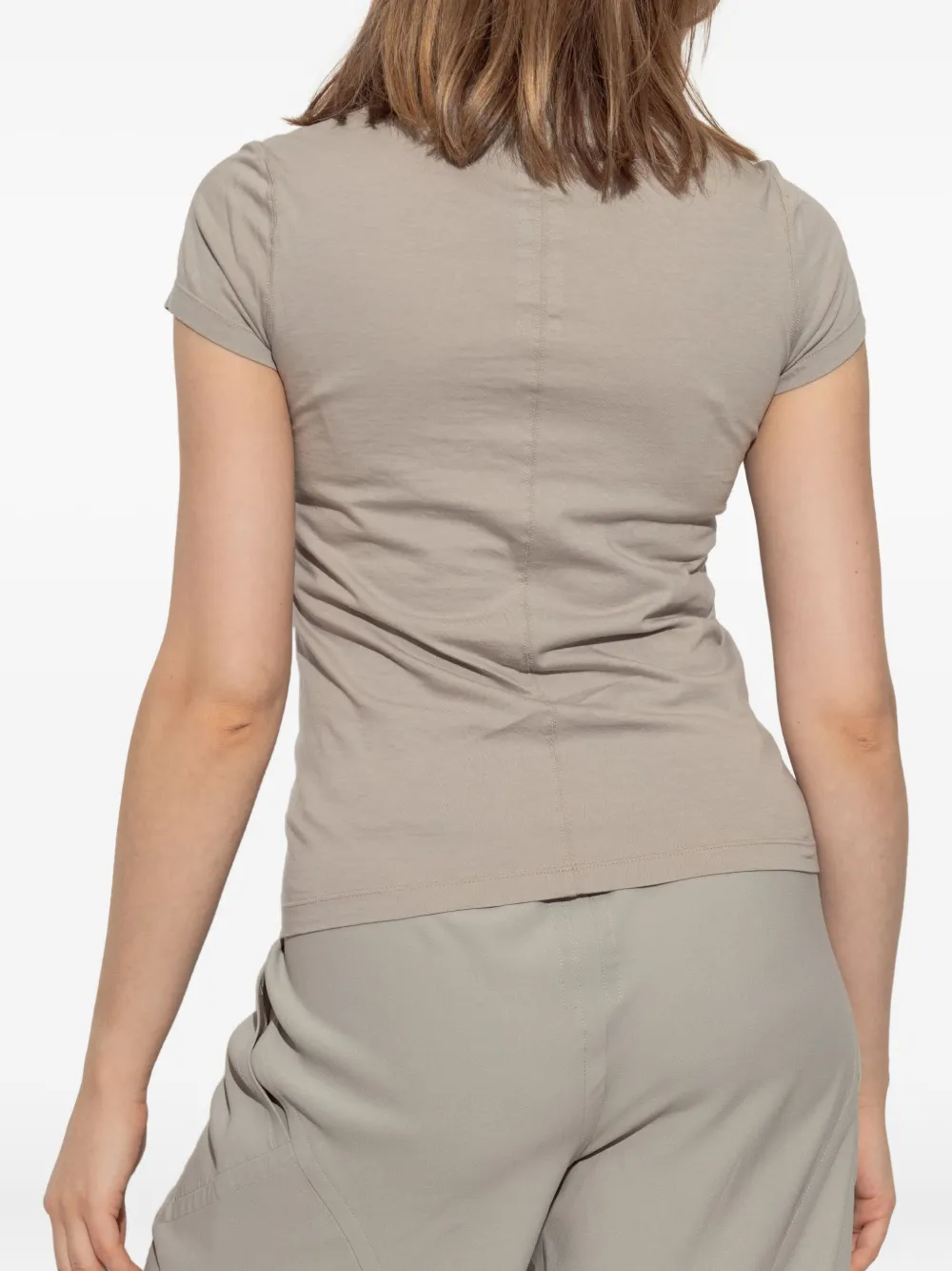 Rick Owens seam-detail T-shirt Grijs