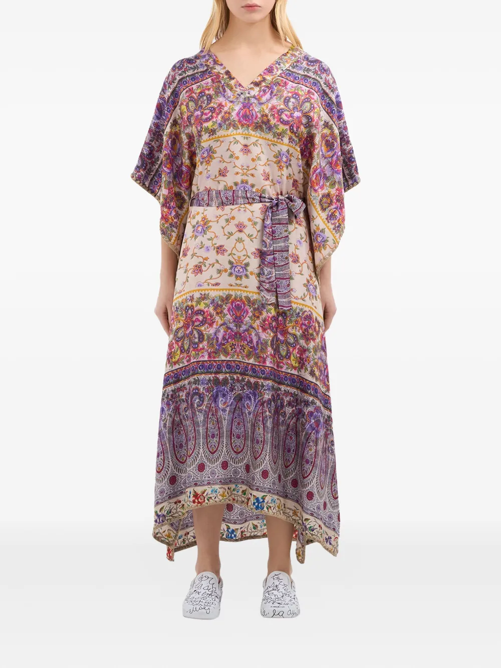 Pierre-Louis Mascia Aloe maxi-jurk Paars