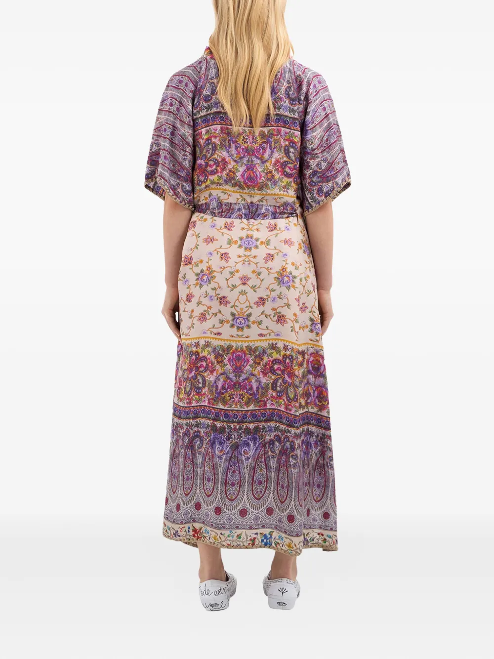 Pierre-Louis Mascia Aloe maxi-jurk Paars