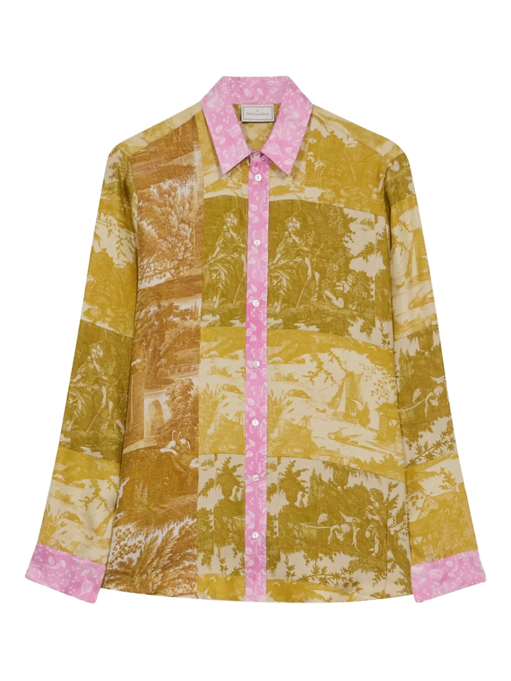 Pierre-Louis Mascia Aloe blouse Geel
