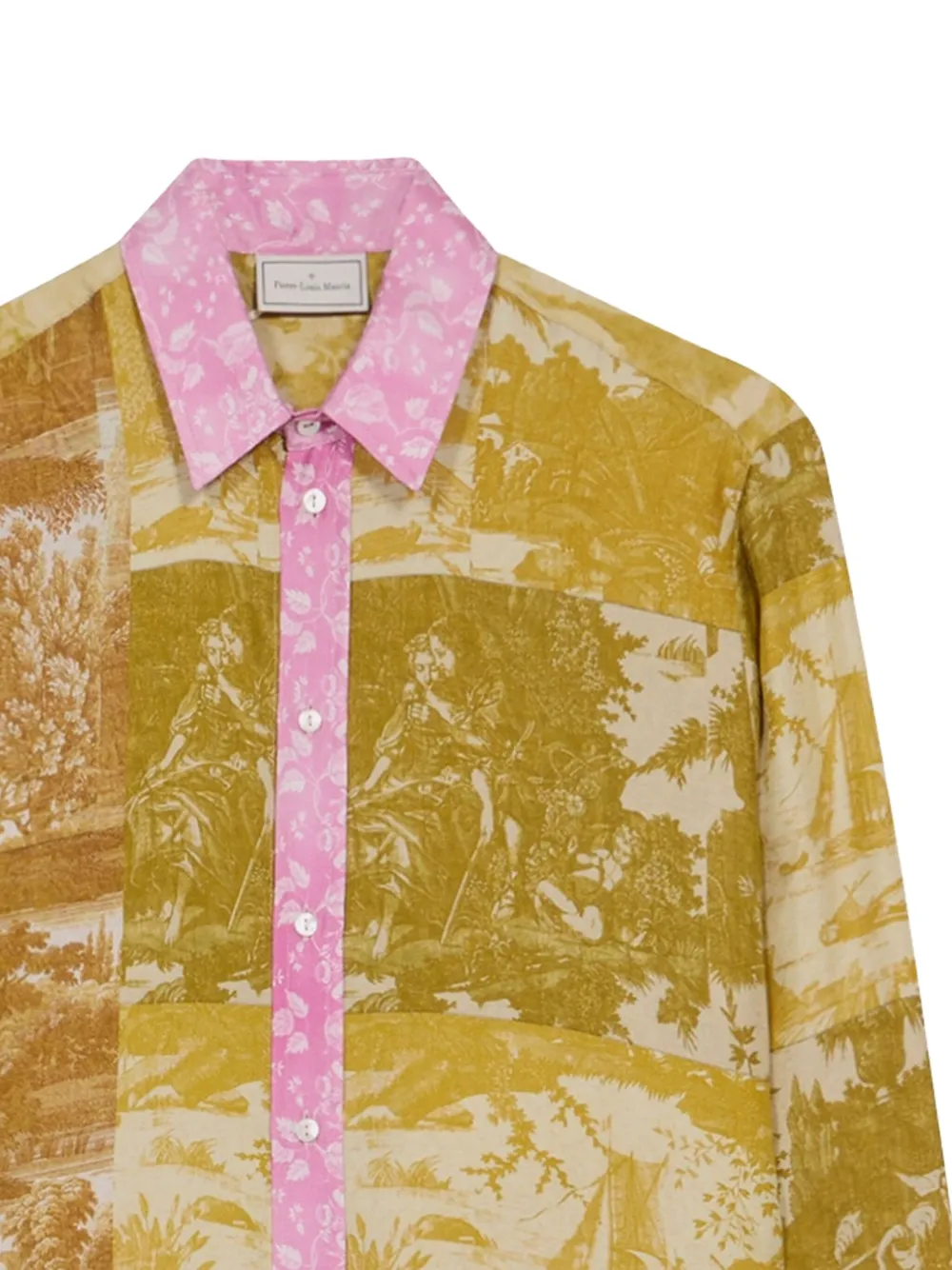 Pierre-Louis Mascia Aloe blouse Geel