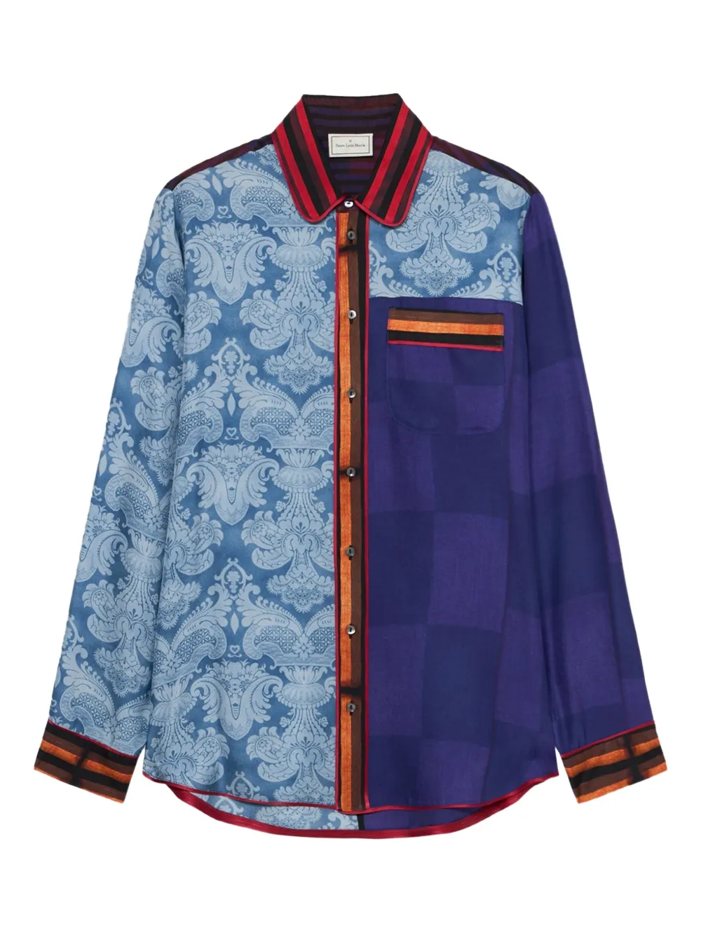 Pierre-Louis Mascia Shirt met paisley-print Blauw