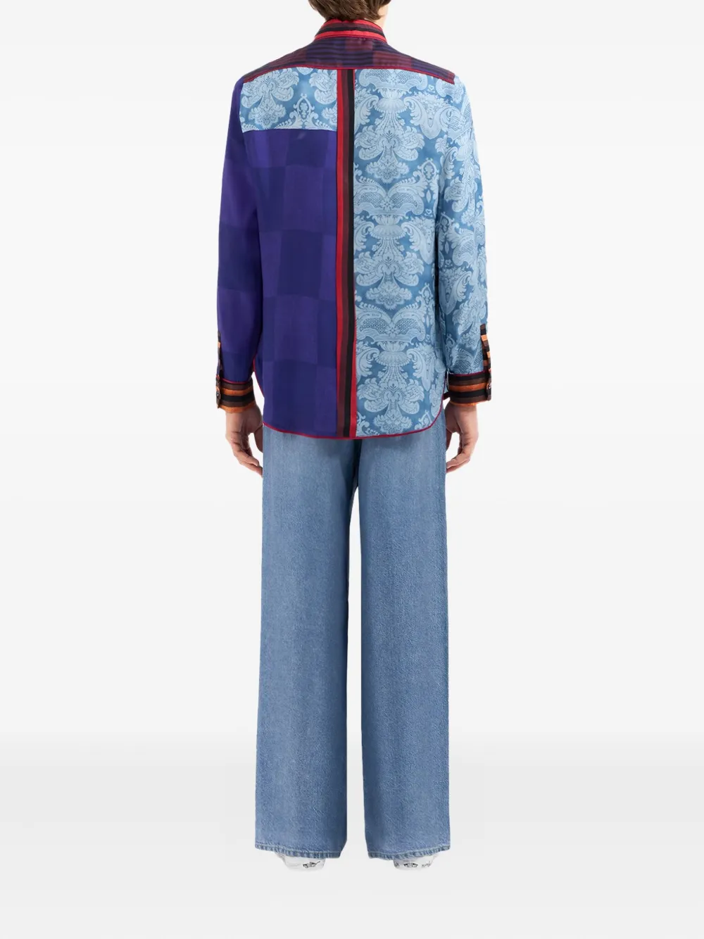 Pierre-Louis Mascia Shirt met paisley-print Blauw