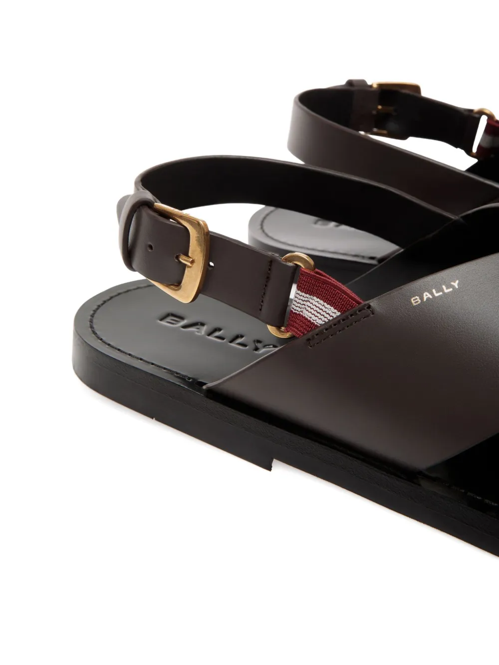 Bally Chateau sandalen met gekruist bandjes Bruin
