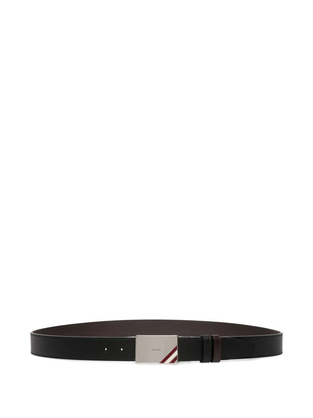 Bally Theydon grained-leather belt Zwart