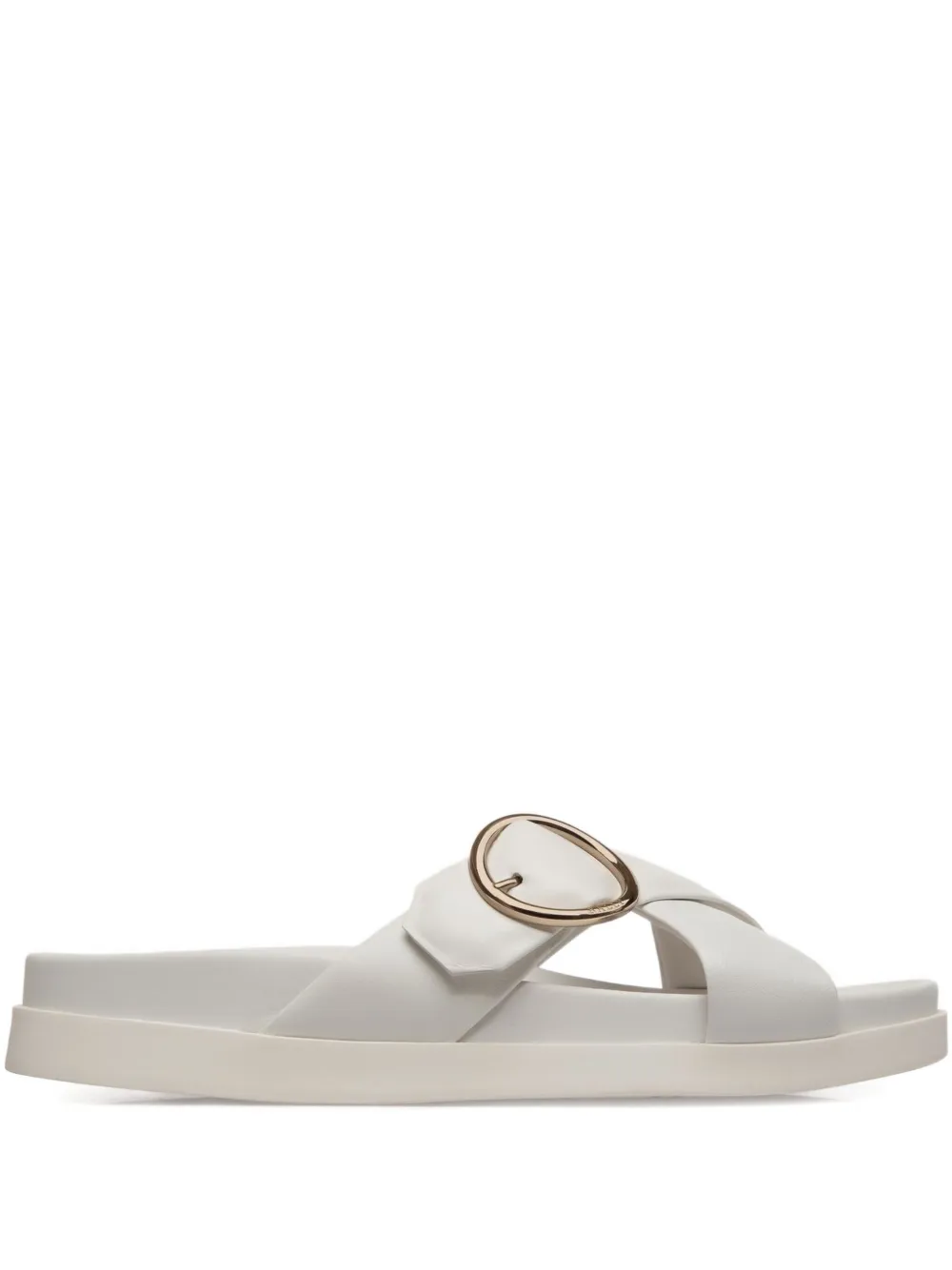 Bally crossover-strap leather sandals - ホワイト Bally crossover-strap leather sandals - ホワイト
