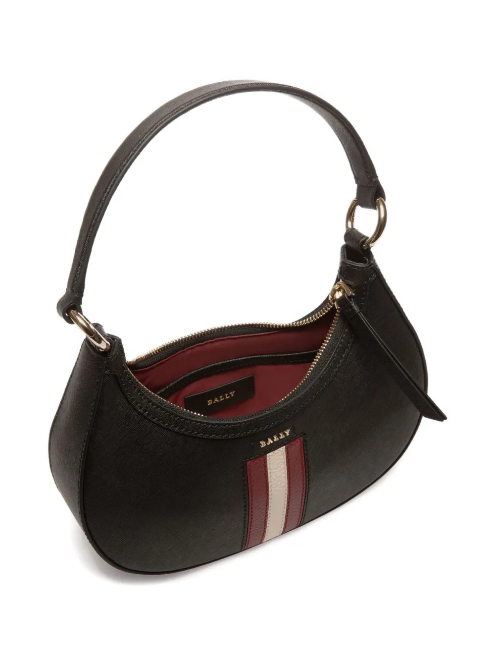 Bally Half Moon schoudertas Zwart