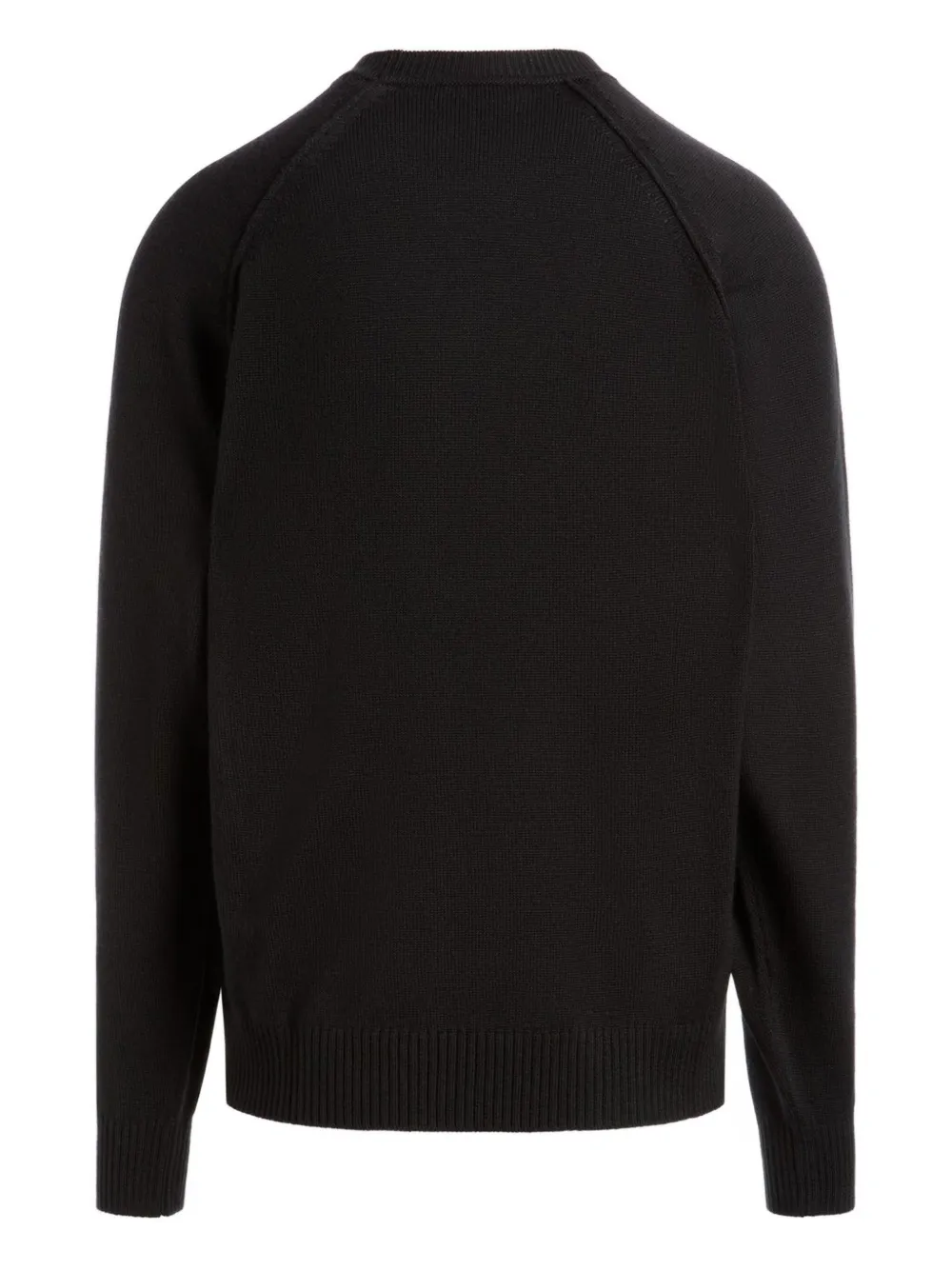 Bally Trui met raglan mouwen en geborduurd logo - Zwart