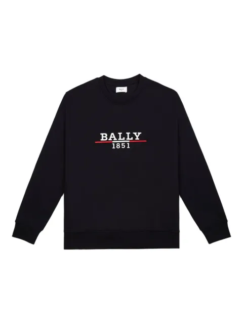 Bally embroidered cotton-blend sweatshirt