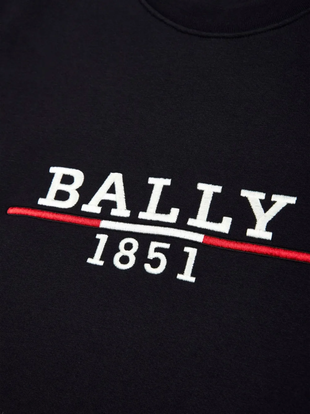 Bally Sweater met geborduurd logo - Zwart