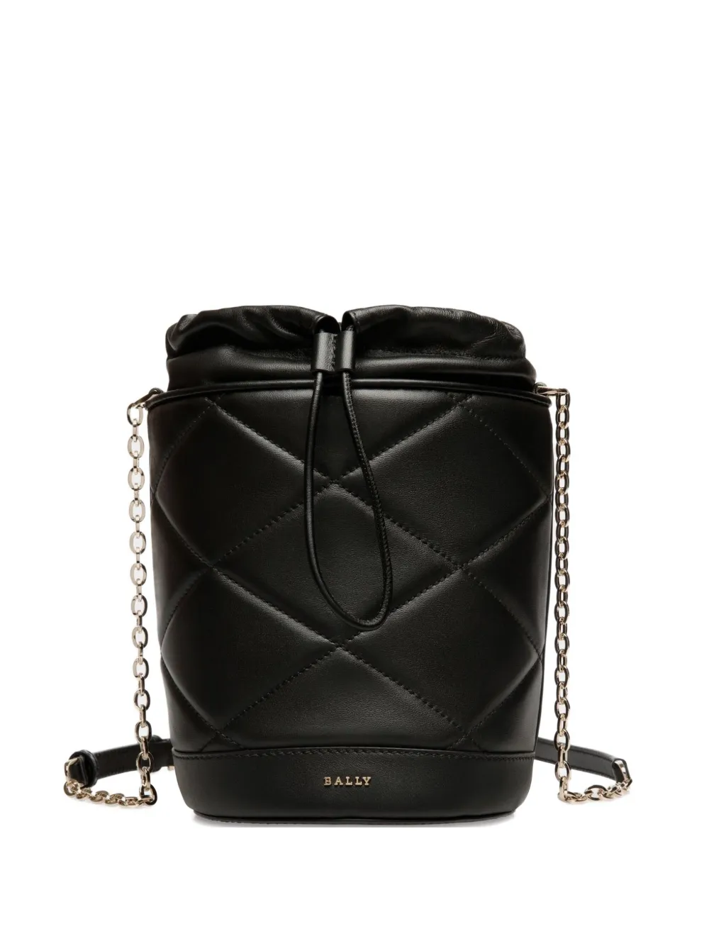 Bally bolsa capitonada con cadena | negro | Image 1