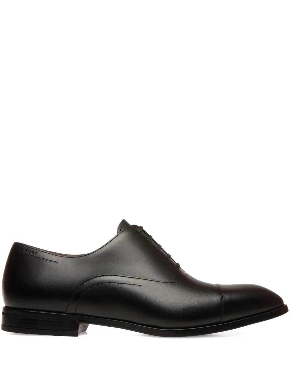 Bally Leren Oxford veterschoenen Zwart