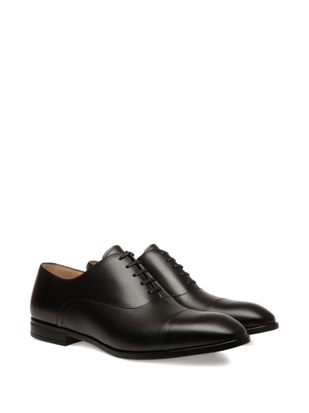Bally Leren Oxford veterschoenen Zwart