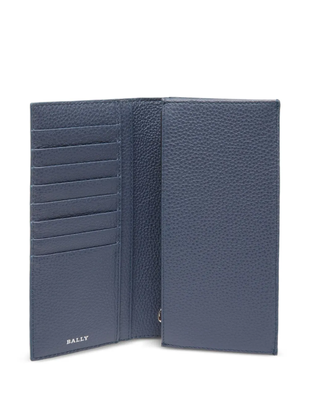 Bally Leren portemonnee Blauw