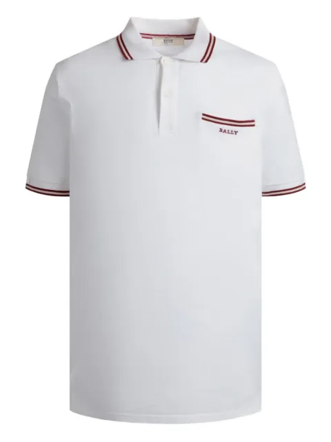 Bally piqué-knit pocket polo shirt