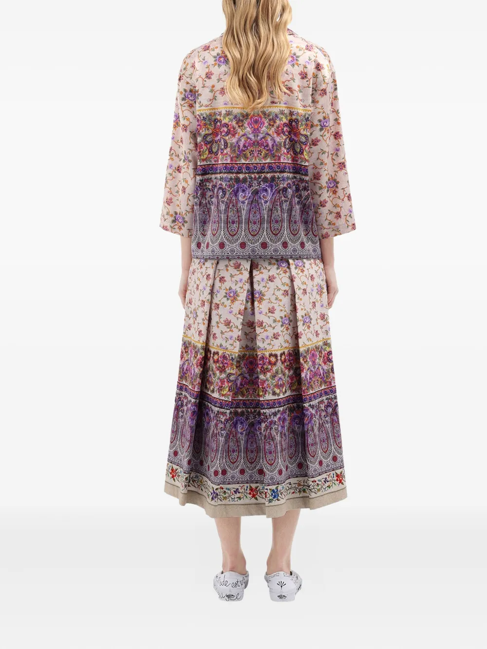 Pierre-Louis Mascia Shirt met bloemenprint Beige