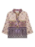 Pierre-Louis Mascia floral-print blouse - Neutrals