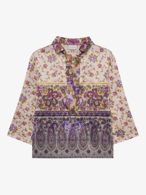 Pierre-Louis Mascia blusa con estampado floral