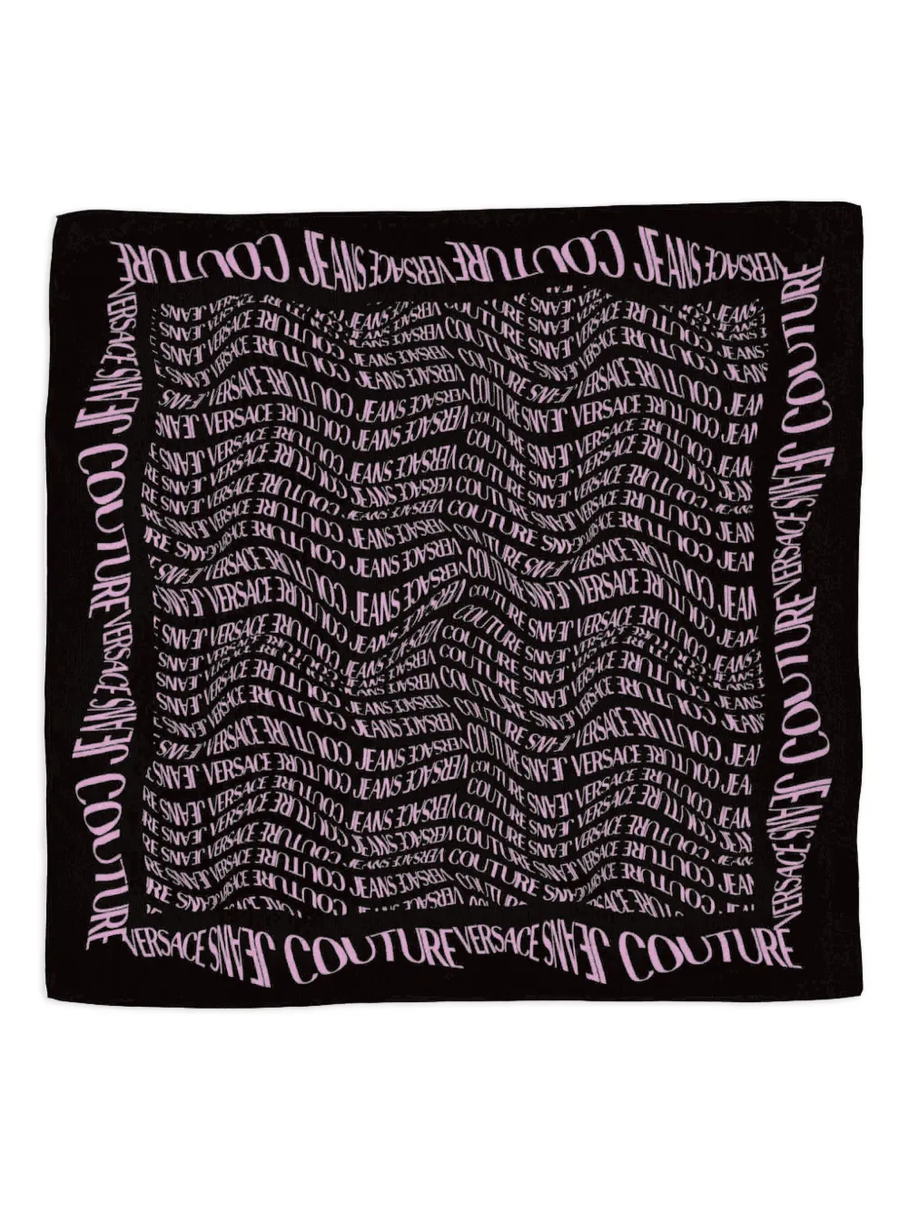 Versace Jeans Couture logo-print scarf | Pink | Image 1