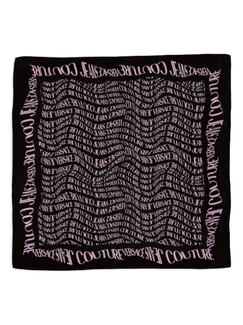 Versace Jeans Couture logo-print scarf