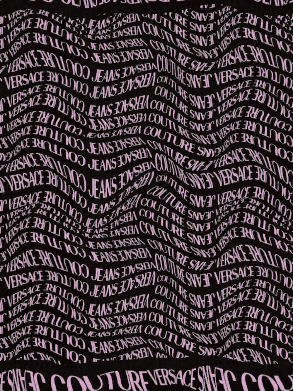 Versace Jeans Couture logo-print scarf - Roze