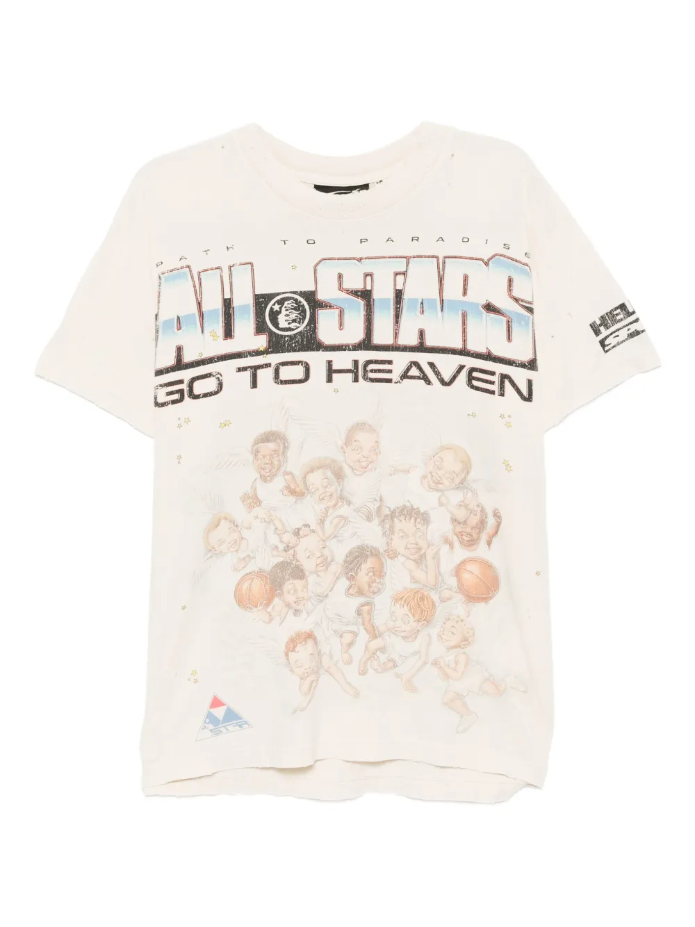HELLSTAR graphic-printed T-shirt | Neutrals | Image 1