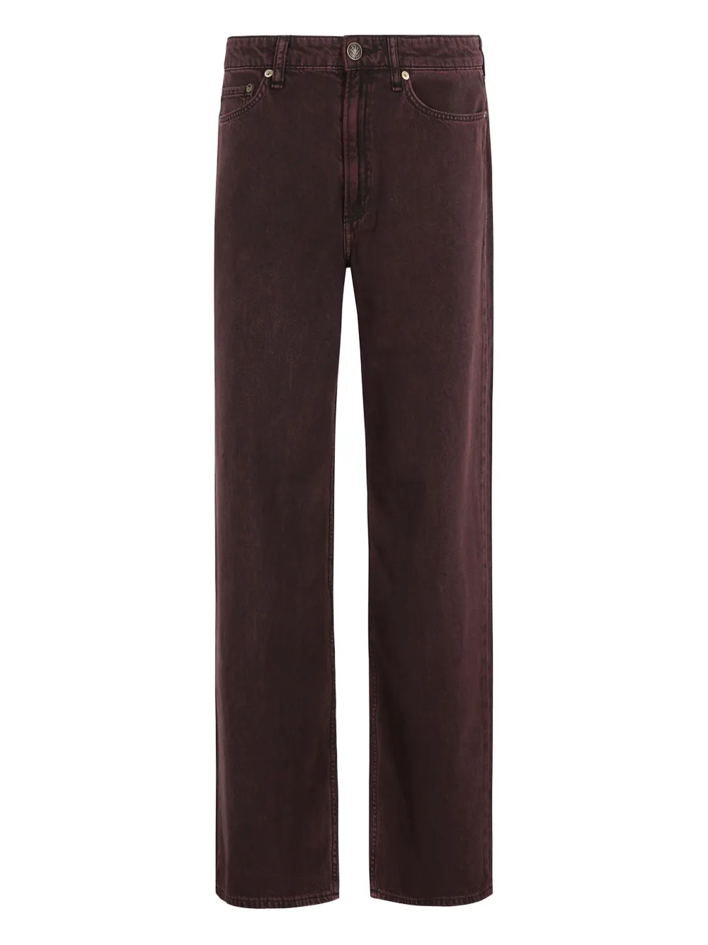 Rag & bone Jeans met vijf zakken Rood