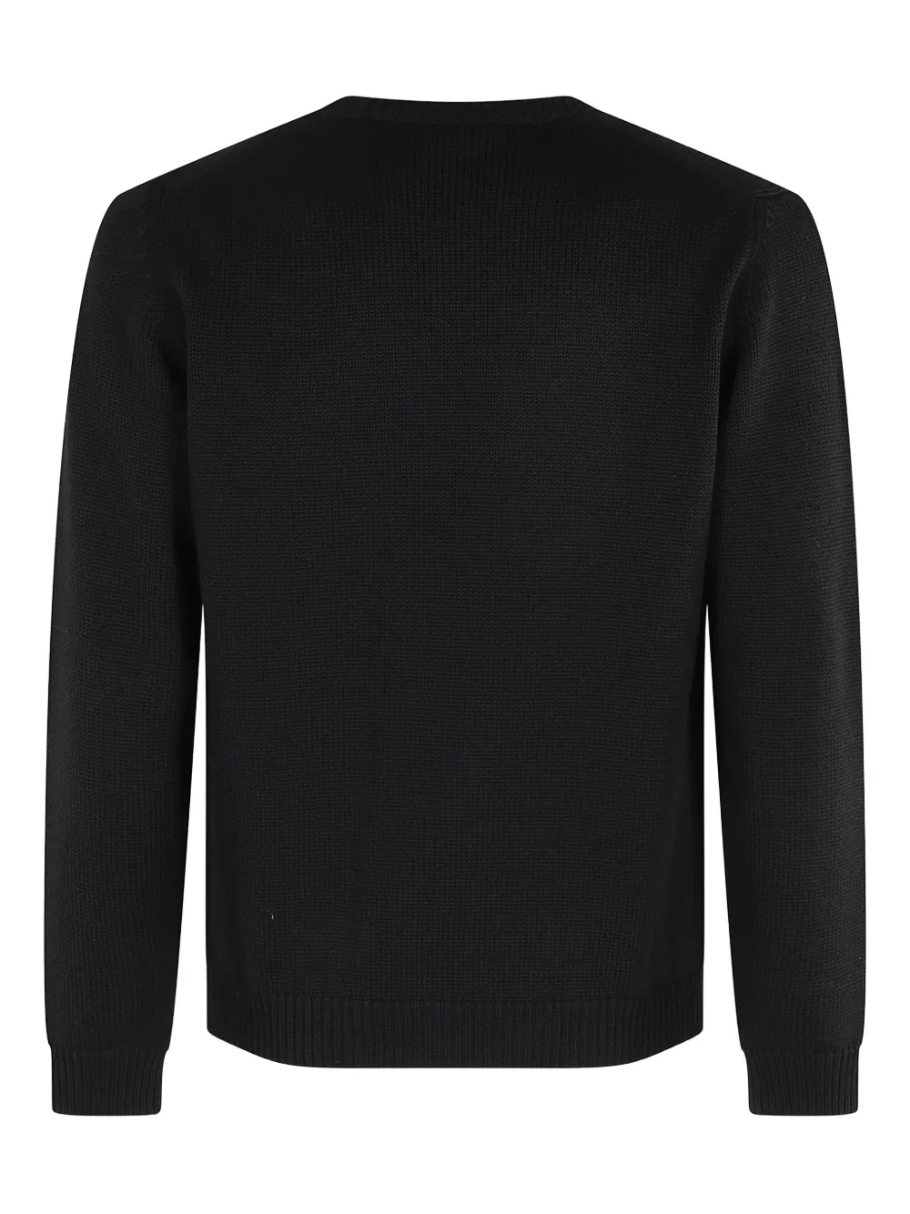 Roberto Collina round-neck wool sweater Zwart