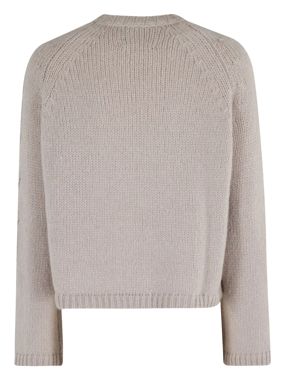 Roberto Collina raglan-sleeves sweater Beige