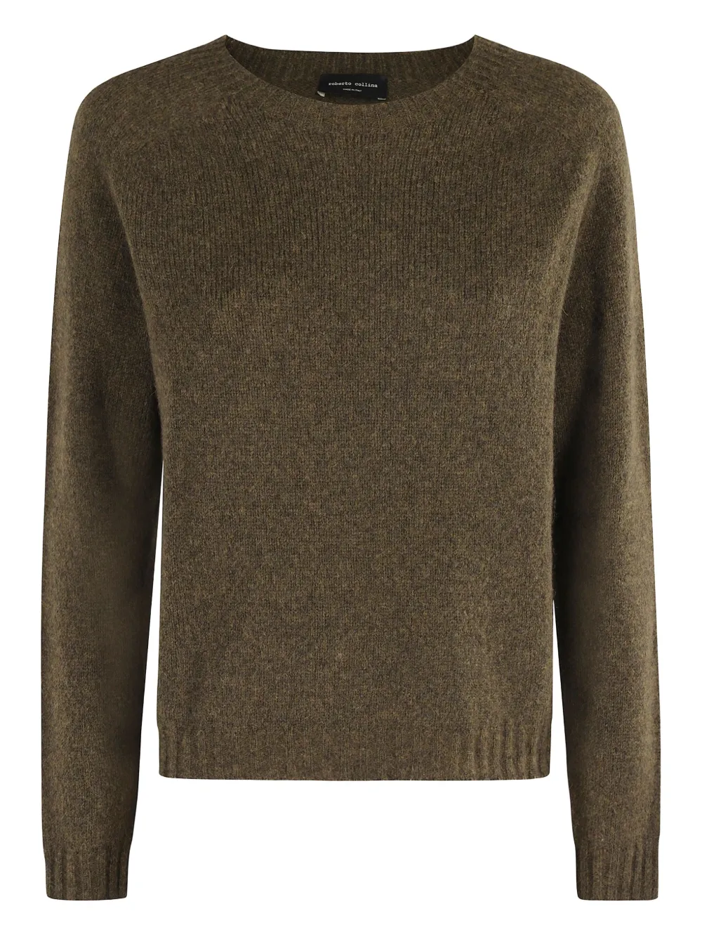 Roberto Collina round-neck wool sweater Groen